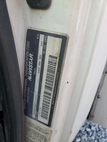 1HTMMAAMX3H554653 - 2003 INTERNATIONAL 4000 4300 WHITE photo 10