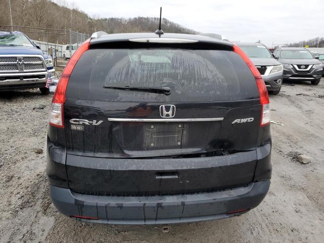 2HKRM4H78DH661952 - 2013 HONDA CR-V EXL BLACK photo 6