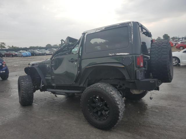 1J4AA2D16BL581175 - 2011 JEEP WRANGLER SPORT GREEN photo 2