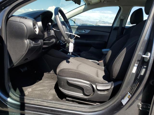 3KPF24AD8ME345934 - 2021 KIA FORTE FE GRAY photo 7