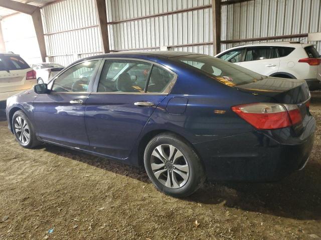 1HGCR2F37DA116281 - 2013 HONDA ACCORD LX BLUE photo 2