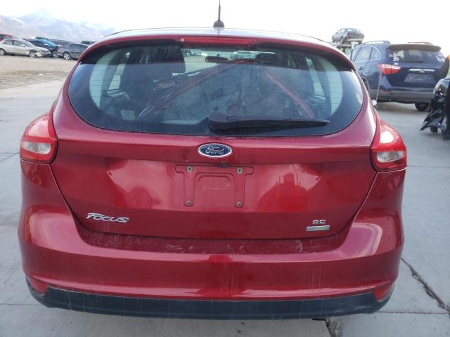 1FADP3KEXFL375740 - 2015 FORD FOCUS SE RED photo 6