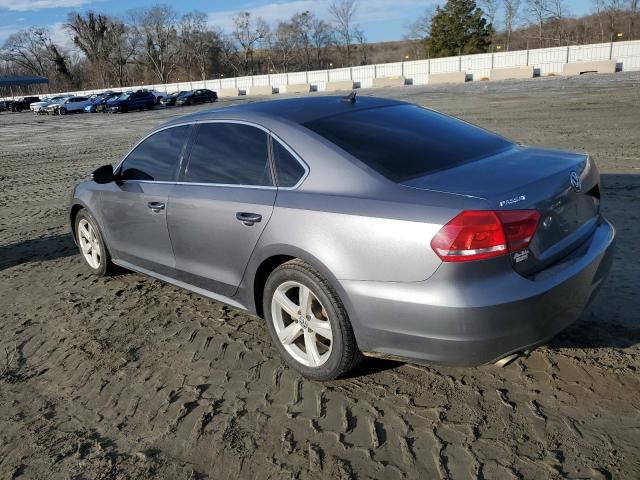 1VWBH7A39CC036711 - 2012 VOLKSWAGEN PASSAT SE GRAY photo 2