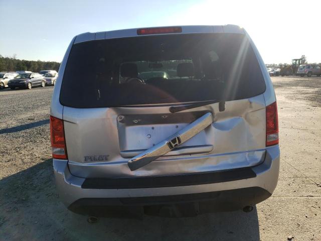 5FNYF3H78DB009105 - 2013 HONDA PILOT EXLN SILVER photo 6