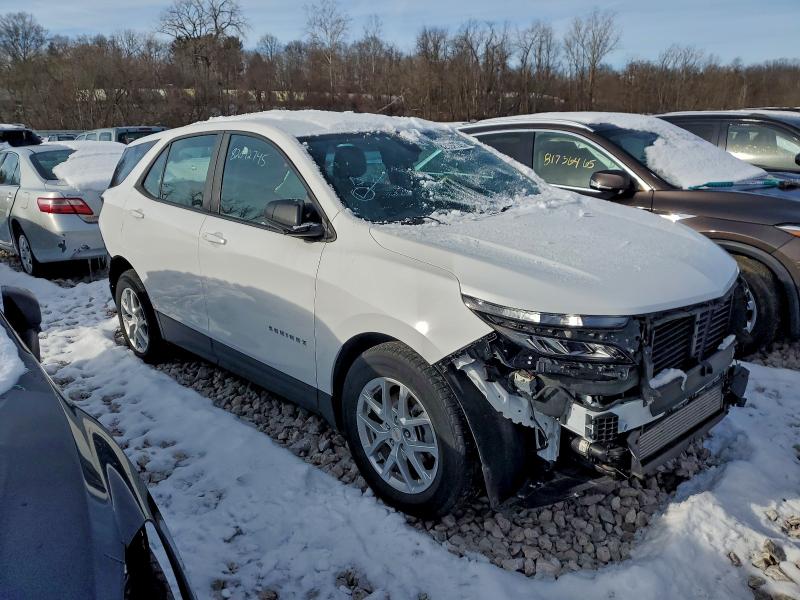 3GNAXFEG2PL252863 - 2023 CHEVROLET EQUINOX LS أبيض صورة 4