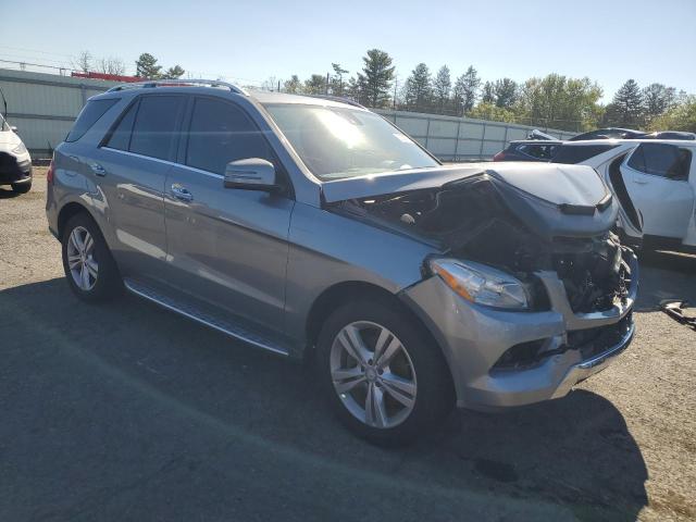 4JGDA5HB3EA348132 - 2014 MERCEDES-BENZ ML 350 4MATIC GRAY photo 4