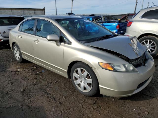 1HGFA16578L107493 - 2008 HONDA CIVIC LX GOLD photo 4