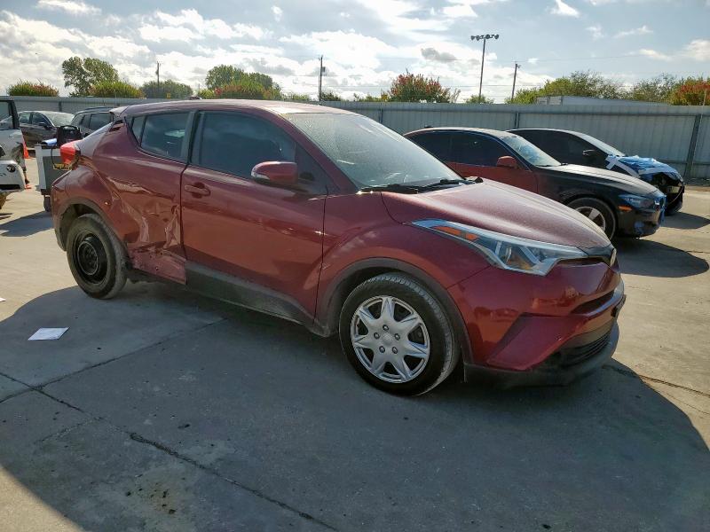 NMTKHMBX3KR089046 - 2019 TOYOTA C-HR XLE RED photo 4