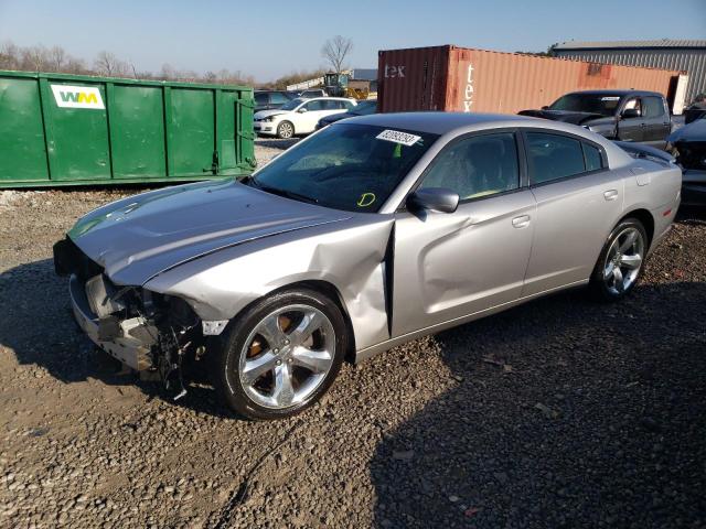 2C3CDXBG1EH344500 - 2014 DODGE CHARGER SE SILVER photo 1