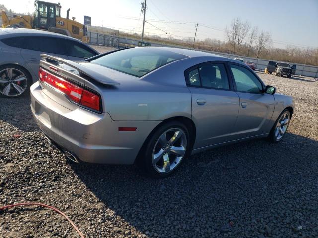 2C3CDXBG1EH344500 - 2014 DODGE CHARGER SE SILVER photo 3