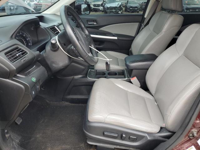 2HKRM3H79FH525455 - 2015 HONDA CR-V EXL BURGUNDY photo 7
