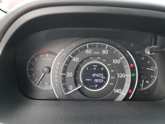 2HKRM3H79FH525455 - 2015 HONDA CR-V EXL BURGUNDY photo 9