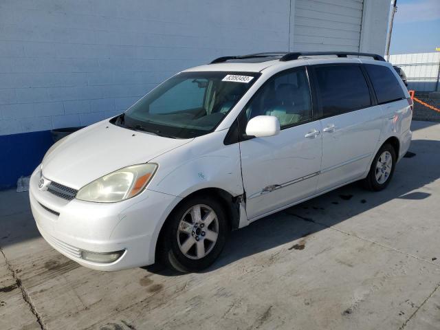 5TDZA22C94S197261 - 2004 TOYOTA SIENNA XLE WHITE photo 1