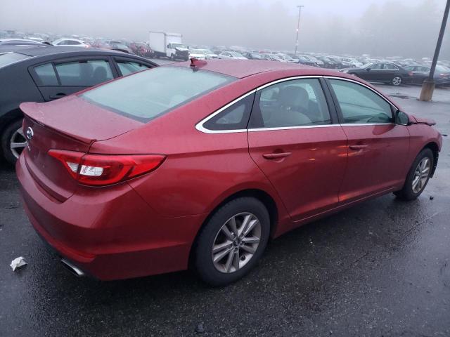 5NPE24AFXGH328016 - 2016 HYUNDAI SONATA SE RED photo 3