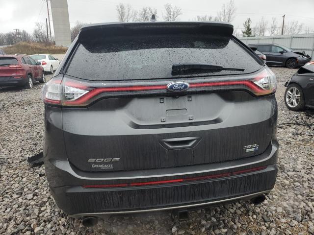 2FMPK4J9XGBC06184 - 2016 FORD EDGE SEL GRAY photo 6