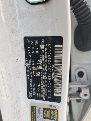 5XXGT4L36JG193659 - 2018 KIA OPTIMA LX WHITE photo 12