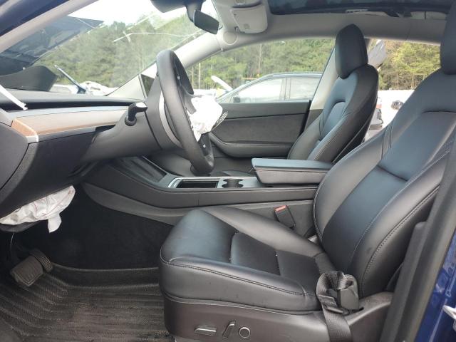 7SAYGDEEXNF329469 - 2022 TESLA MODEL Y Blau Foto 7