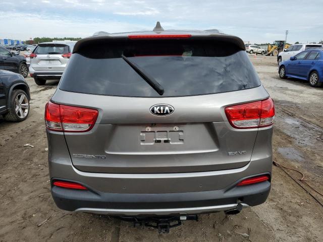 5XYPH4A54HG204038 - 2017 KIA SORENTO EX GRAY photo 6