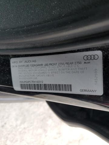 WAUHGAFC7EN142312 - 2014 AUDI A6 PRESTIGE 黑色 照片 12