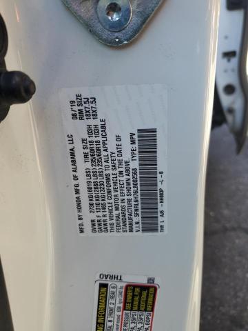 5FNRL6H76LB002568 - 2020 HONDA ODYSSEY EXL 白色 照片 13