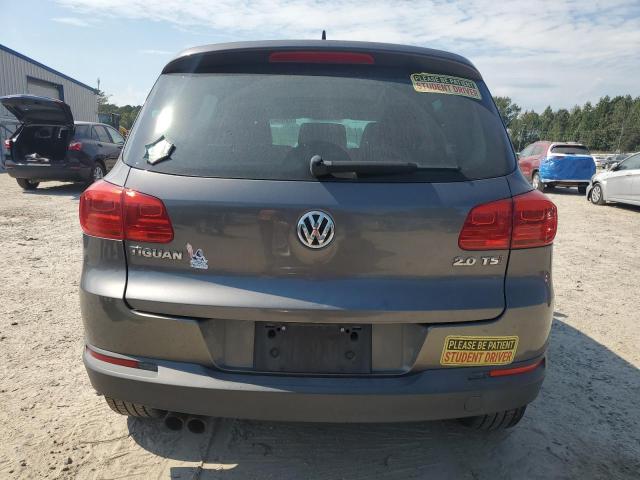 WVGAV7AX4FW502599 - 2015 VOLKSWAGEN TIGUAN S GRAY photo 6