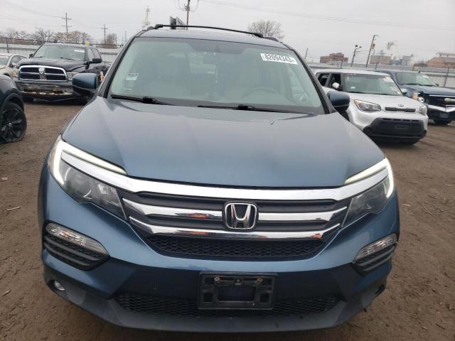 5FNYF6H58HB048573 - 2017 HONDA PILOT EXL BLUE photo 5