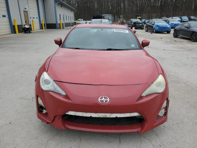 JF1ZNAA18D2717168 - 2013 TOYOTA SCION FR-S RED photo 5