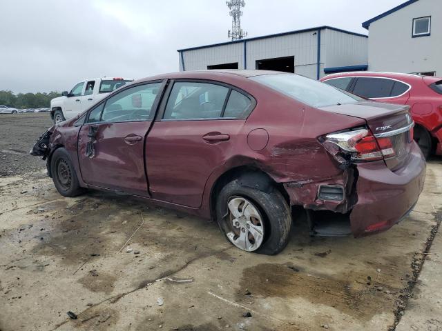 19XFB2F54EE215642 - 2014 HONDA CIVIC LX Bordo foto 2