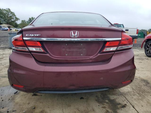 19XFB2F54EE215642 - 2014 HONDA CIVIC LX Bordo foto 6