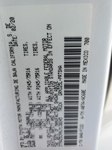 3TMAZ5CN9LM130245 - 2020 TOYOTA TACOMA DOUBLE CAB WHITE photo 13