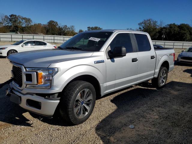 1FTEW1CP4KKC07677 - 2019 FORD F150 SUPERCREW SILVER photo 1