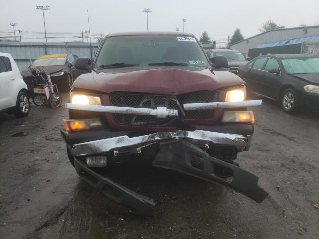 2GCEK19T431174925 - 2003 CHEVROLET SILVERADO K1500 MAROON photo 5