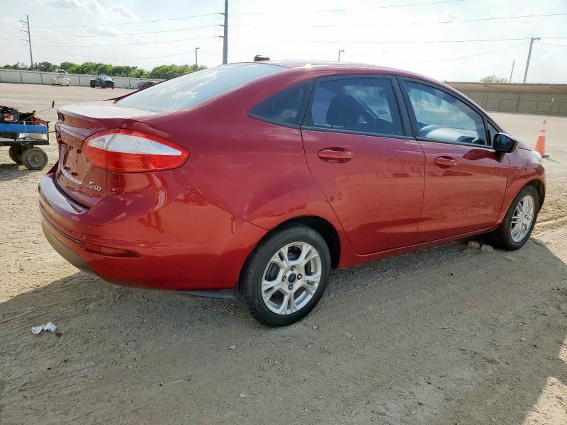 3FADP4BJXHM102348 - 2017 FORD FIESTA SE RED photo 3