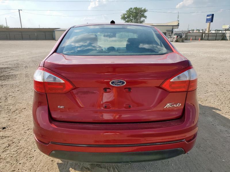 3FADP4BJXHM102348 - 2017 FORD FIESTA SE RED photo 6