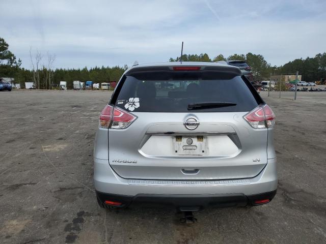 KNMAT2MT6FP523261 - 2015 NISSAN ROGUE S SILVER photo 6