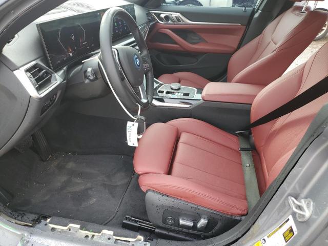WBY73AW0XPFP66343 - 2023 BMW I4 EDRIVE4 CHARCOAL photo 7