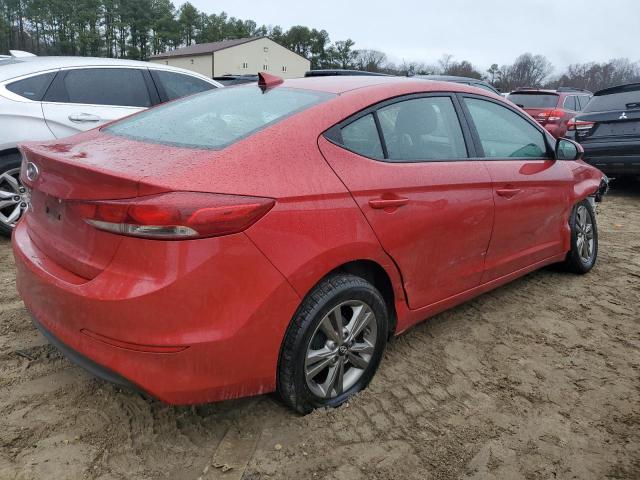 5NPD84LF0HH141425 - 2017 HYUNDAI ELANTRA SE RED photo 3