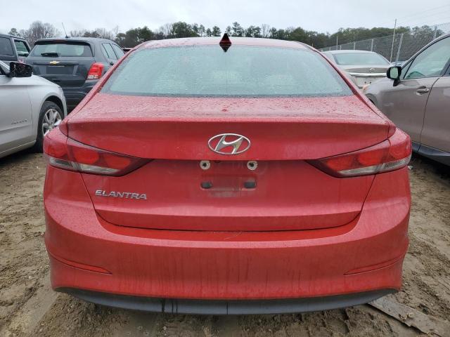 5NPD84LF0HH141425 - 2017 HYUNDAI ELANTRA SE RED photo 6