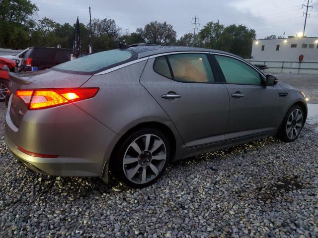 5XXGR4A68DG127503 - 2013 KIA OPTIMA SX ნაცრისფერი ფოტო 3