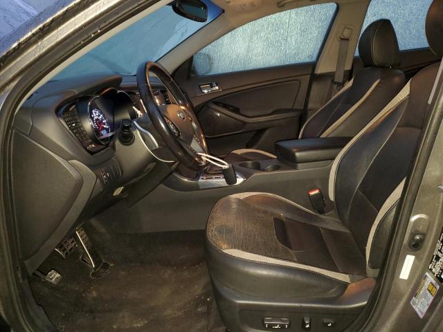 5XXGR4A68DG127503 - 2013 KIA OPTIMA SX ნაცრისფერი ფოტო 7