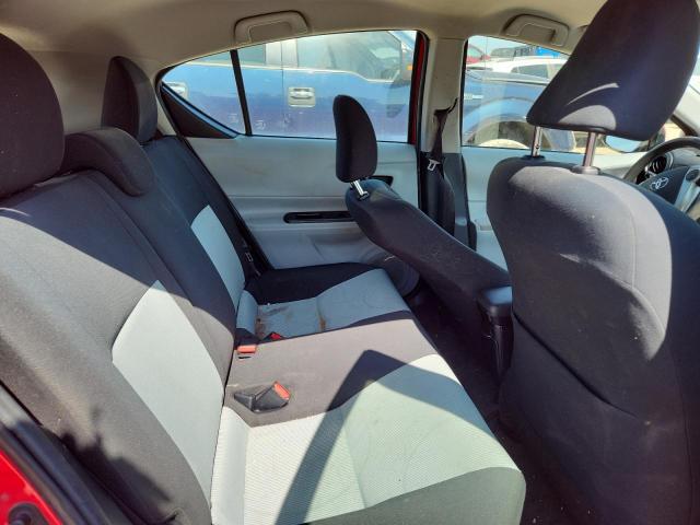 JTDKDTB3XC1007266 - 2012 TOYOTA PRIUS C RED photo 10