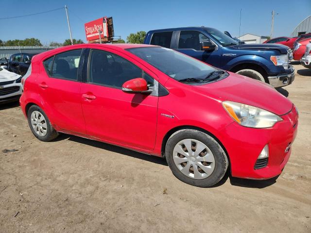 JTDKDTB3XC1007266 - 2012 TOYOTA PRIUS C RED photo 4