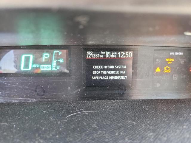 JTDKDTB3XC1007266 - 2012 TOYOTA PRIUS C RED photo 9