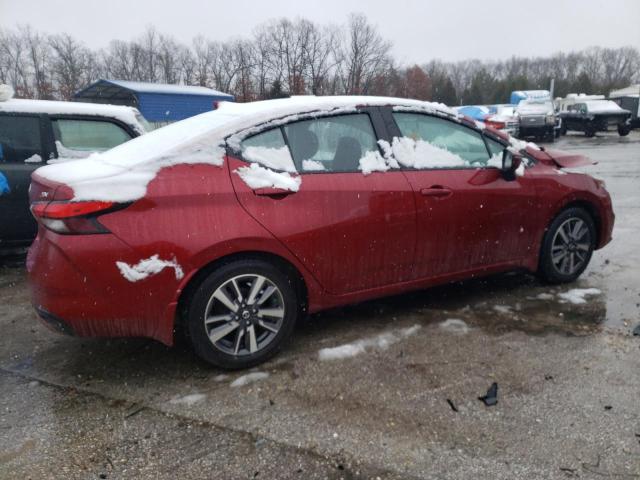 3N1CN8EV5LL806833 - 2020 NISSAN VERSA SV RED photo 3