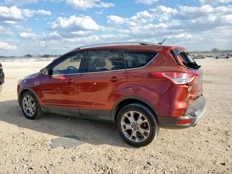 1FMCU0JX9EUE11390 - 2014 FORD ESCAPE TITANIUM BURGUNDY photo 2