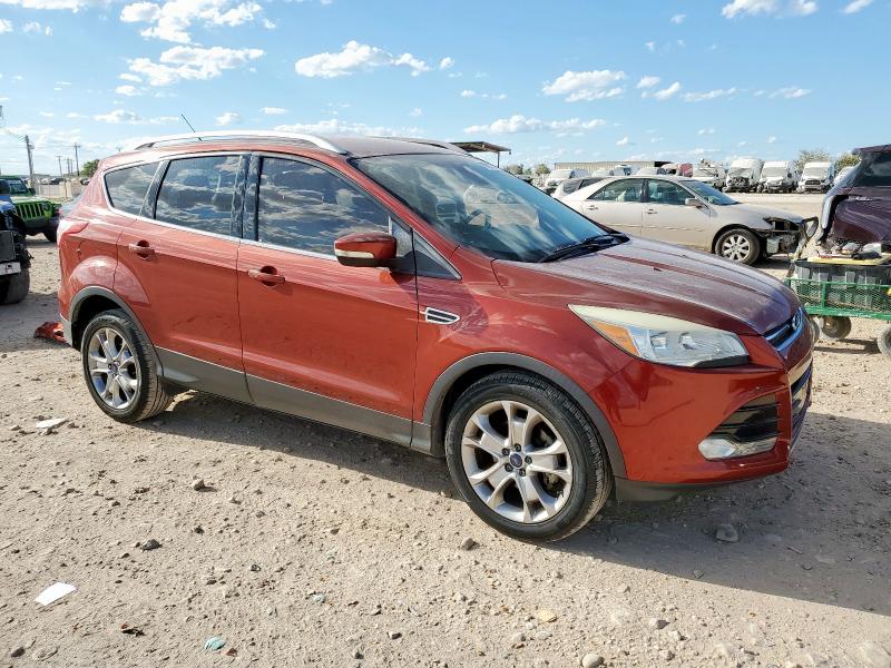 1FMCU0JX9EUE11390 - 2014 FORD ESCAPE TITANIUM BURGUNDY photo 4