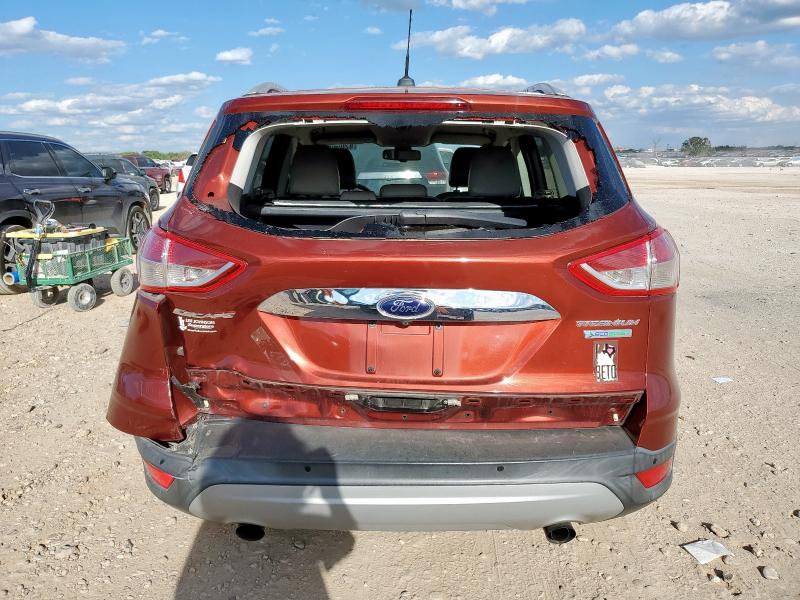 1FMCU0JX9EUE11390 - 2014 FORD ESCAPE TITANIUM BURGUNDY photo 6