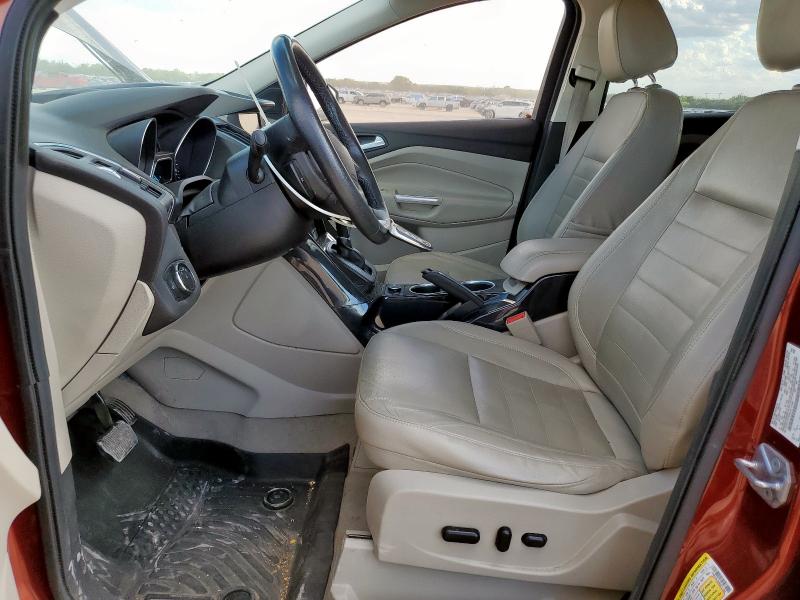 1FMCU0JX9EUE11390 - 2014 FORD ESCAPE TITANIUM BURGUNDY photo 7