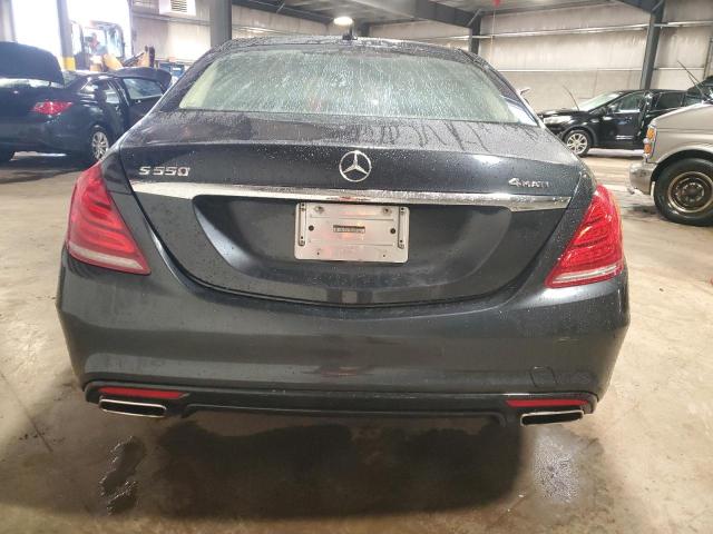 WDDUG8FB6FA074925 - 2015 MERCEDES-BENZ S 550 4MATIC BLACK photo 6
