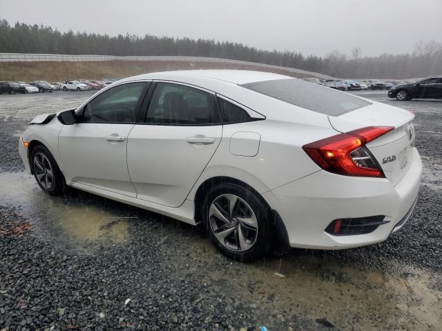 19XFC2F63KE019564 - 2019 HONDA CIVIC LX WHITE photo 2